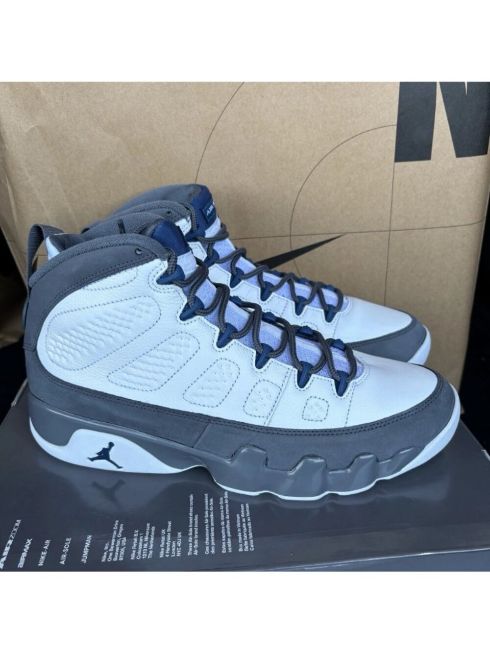 NEW Nike Air Jordan 9 Retro 'Flint Grey' 2026 HV4794-100 Men's Size 11.5